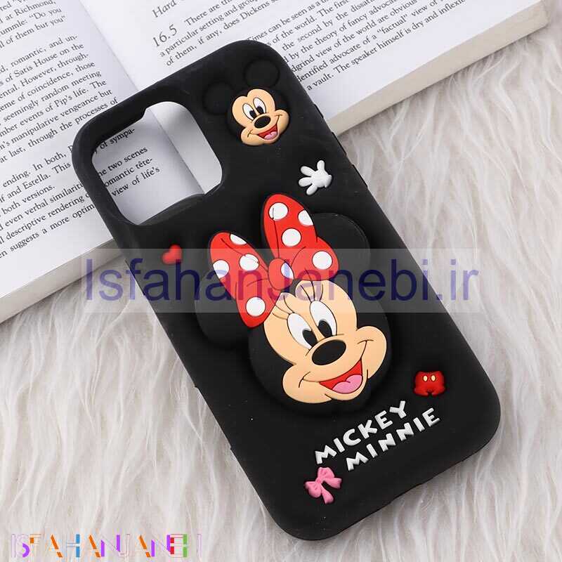 اصفهان جانبی-قاب سیلیکونی آیفون iPhone 16 Pro Max پاپ سوکت دار طرح Mickey & Minnie Mouse