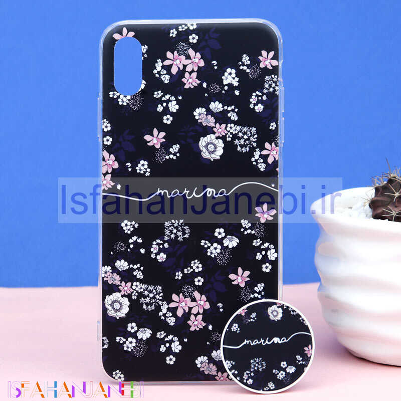 اصفهان جانبی-قاب + پاپ سوکت iPhone XS MAX کد4