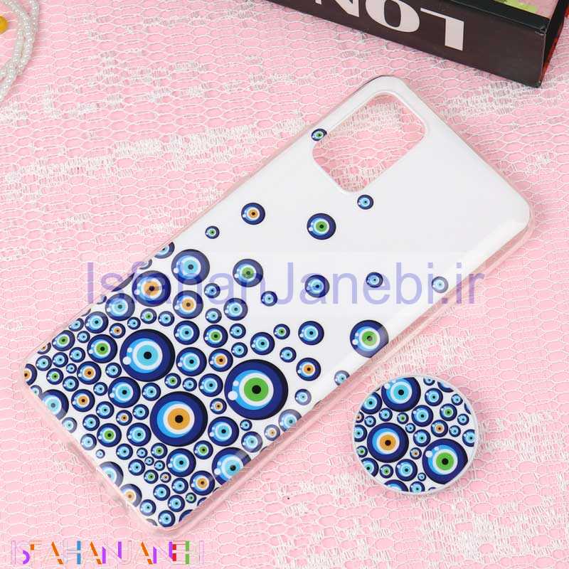 اصفهان جانبی-قاب سوپر IMD دور شفاف پاپ سوکت دار Samsung A02s / M02s چشم نظر