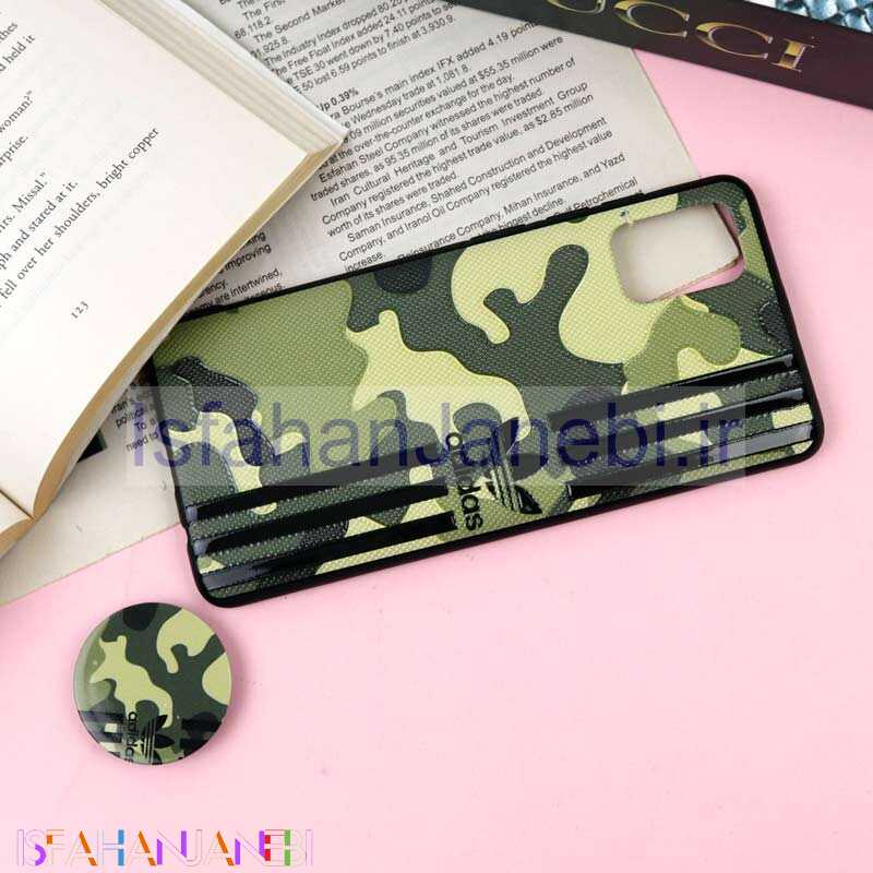 اصفهان جانبی-قاب فانتزی برجسته + پاپ سوکت طرح ارتشی سامسونگ A51 سری F