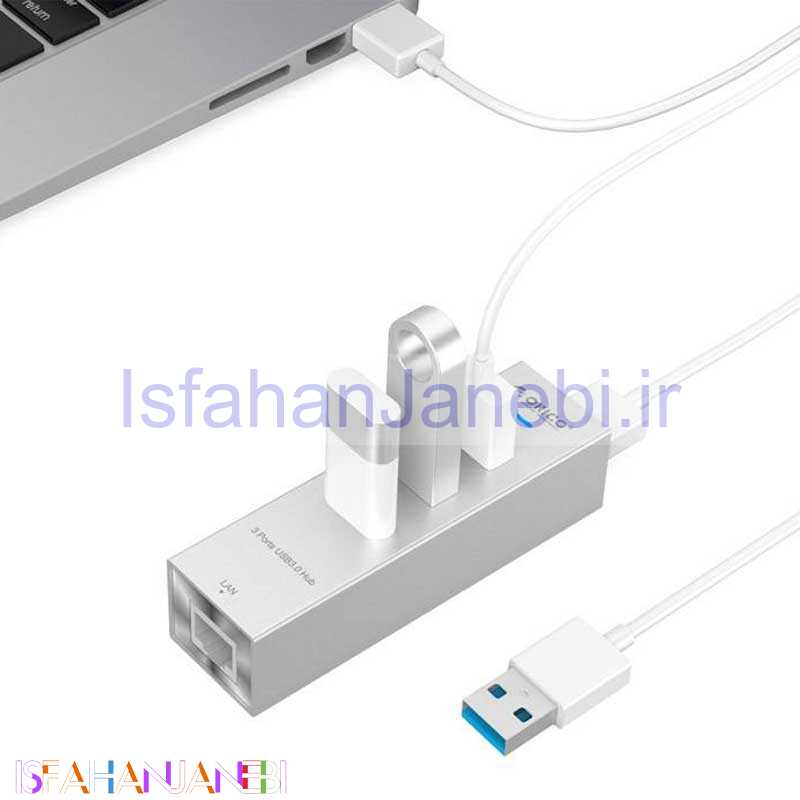 اصفهان جانبی-هاب 4 پورت USB3.0 اوریکو ASH3L