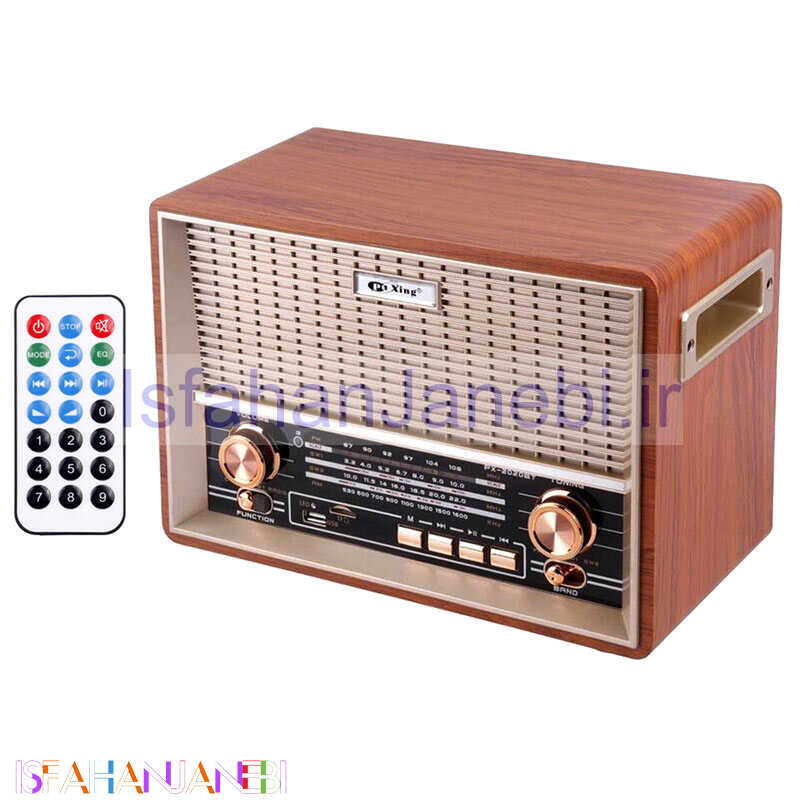 اصفهان جانبی-رادیو اسپیکر بلوتوثی رم و فلش خور Puxing PX-2020BT + ریموت کنترل