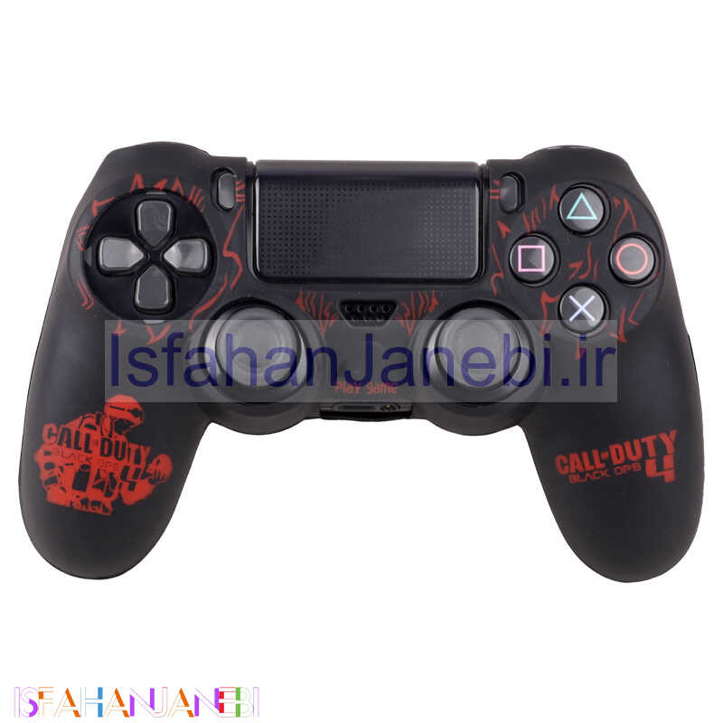 اصفهان جانبی-روکش دسته بازی PS4 طرح Call Of Duty مشکی قرمز کد 2