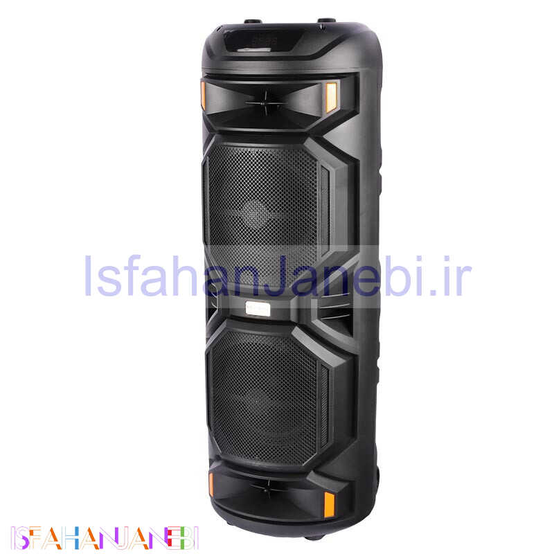 اصفهان جانبی-اسپیکر چمدانی بلوتوثی رم و فلش خور Royal sound RS-D41 + میکروفون و ریموت کنترل