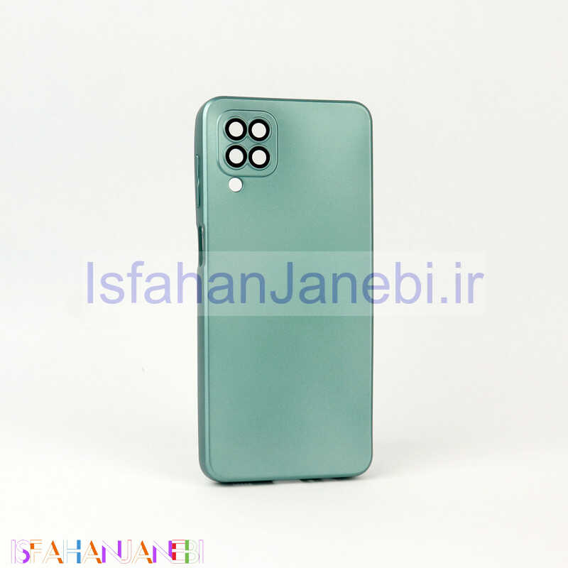 اصفهان جانبی-قاب براق محافظ لنز شیشه ای Samsung Galaxy A12