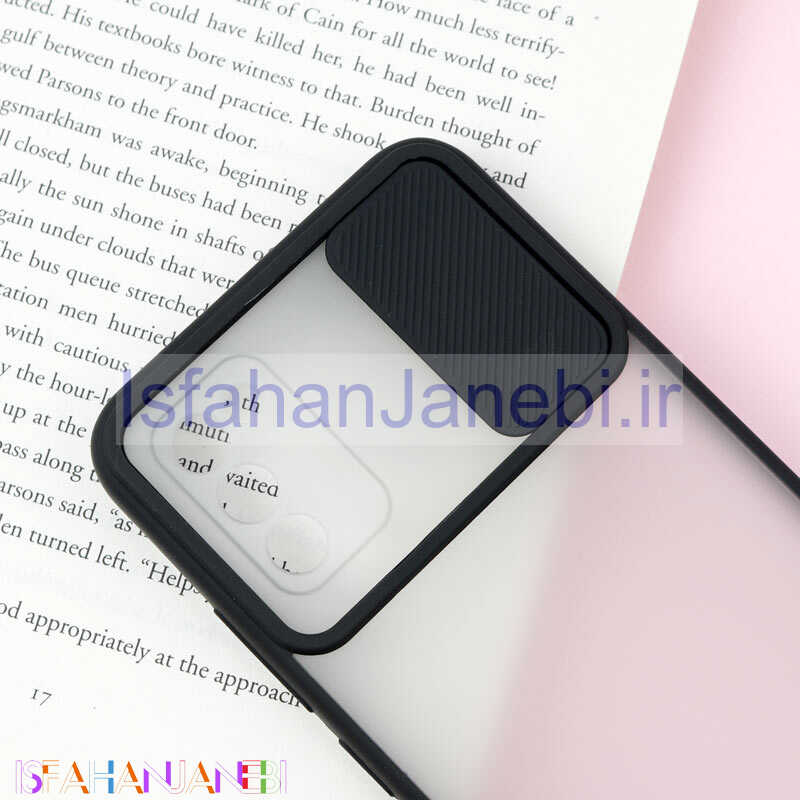 اصفهان جانبی-قاب PC مات محافظ لنز دار کشویی Samsung A02s / M02s