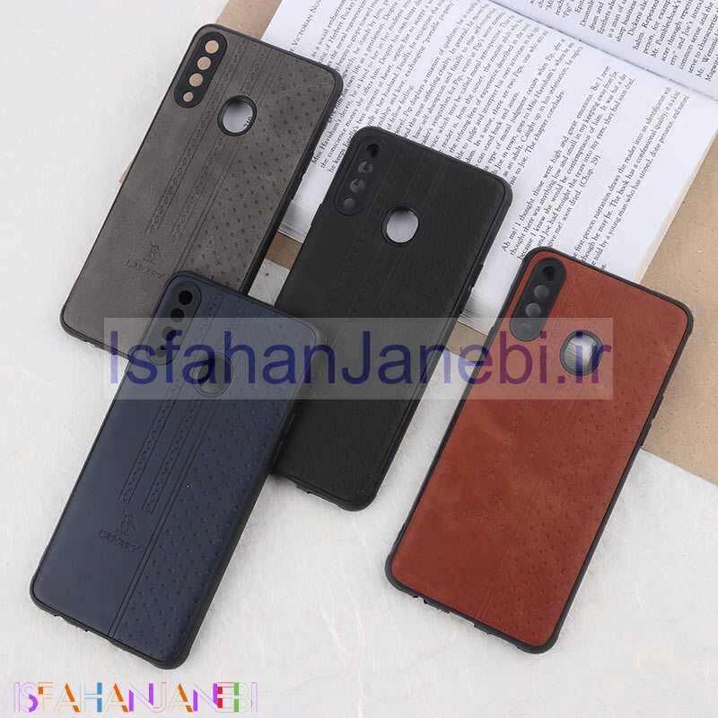 اصفهان جانبی-قاب چرمی Canary سامسونگ Galaxy A20s محافظ لنزدار