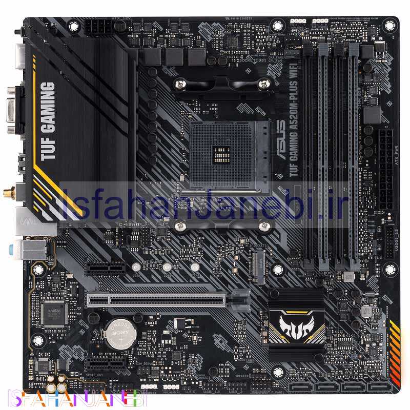 اصفهان جانبی-مادربرد ایسوس TUF GAMING A520M-PLUS DDR4