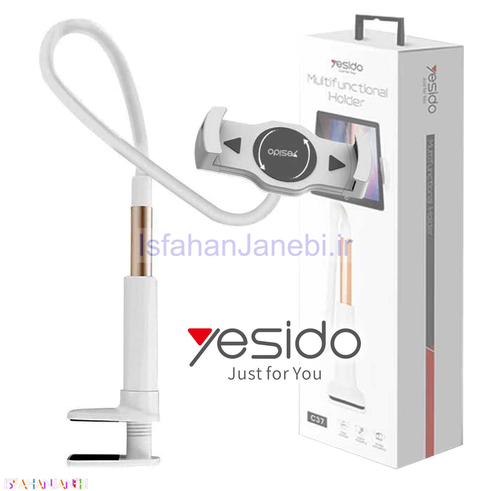 اصفهان جانبی-پایه نگهدارنده گوشی موبایل و تبلت Yesido C37