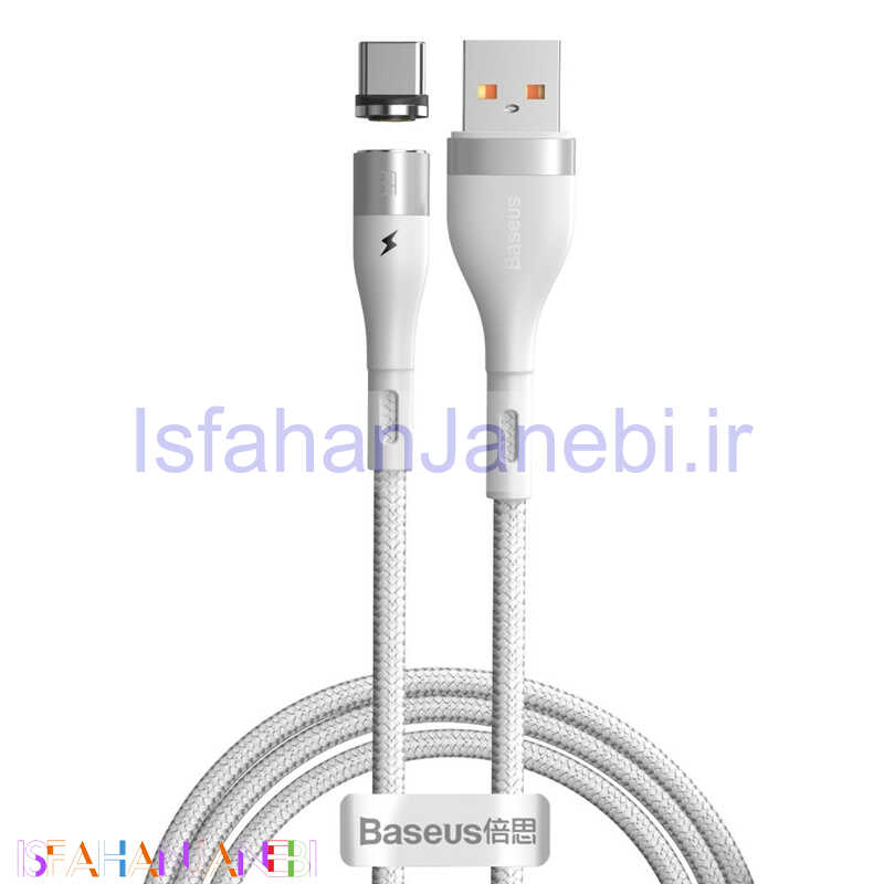 اصفهان جانبی-کابل مگنتی فست شارژ Baseus CATXC-M 3A Type-C 1m