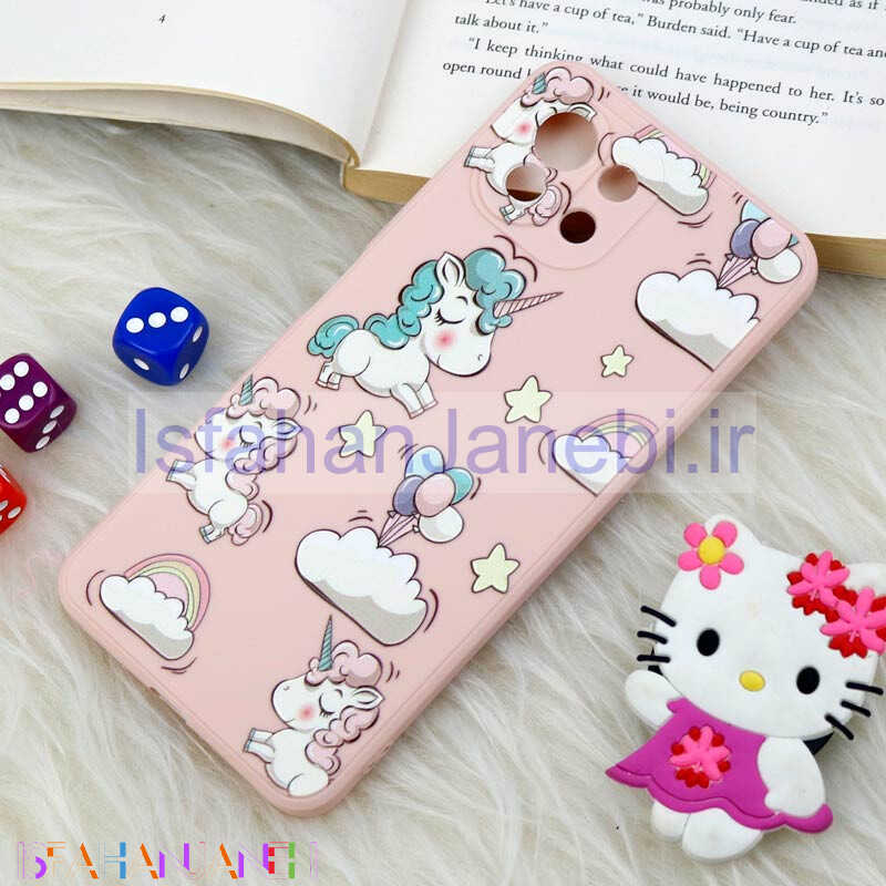 اصفهان جانبی-قاب سیلیکونی عروسکی محافظ لنزدار طرح یونیکورن 2 شیائومی Xiaomi Mi 11 Lite