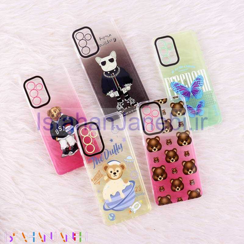 اصفهان جانبی-قاب ژله ای فانتزی محافظ لنزدار Samsung Galaxy A73