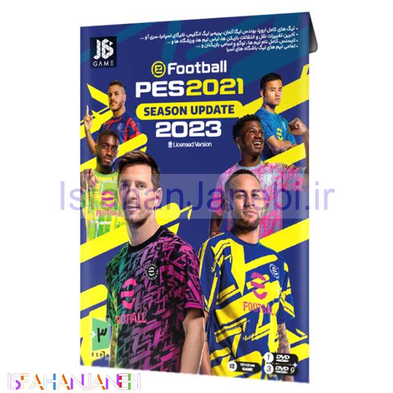 اصفهان جانبی-eFootball PES 2021 Season Update 2023 PC 3DVD9 + 1DVD JB.TEAM