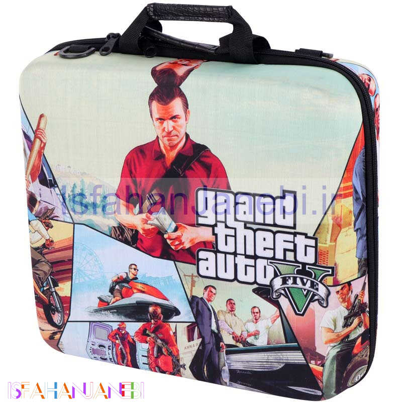 اصفهان جانبی-کیف کنسول بازی PS4 طرح GTA V کد 9