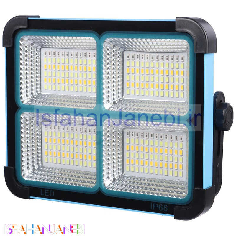 اصفهان جانبی-پروژکتور سیار شارژی و پاور بانک خورشیدی Okgo FA-702