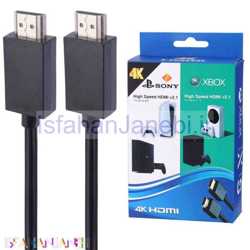 اصفهان جانبی-کابل HDMI 4K سونی Sony طول 1.5 متر کنسول بازی PS5 و XBOX