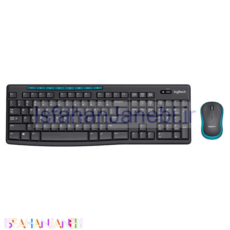 اصفهان جانبی-کیبورد و موس بی سیم لاجیتک MK275