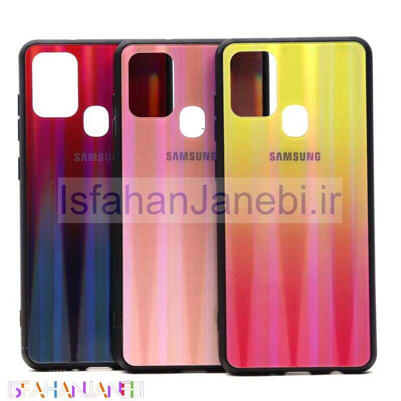 اصفهان جانبی-قاب لیزری پشت گلسی Samsung A21s