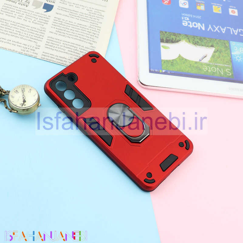 اصفهان جانبی-قاب ضد ضربه محافظ لنزدار هولدر دار بتمن Samsung Galaxy S21 FE 5G سری A
