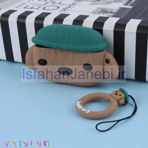 اصفهان جانبی-کاور سیلیکونی عروسکی ایرپاد پرو طرح سگ کلاه دار