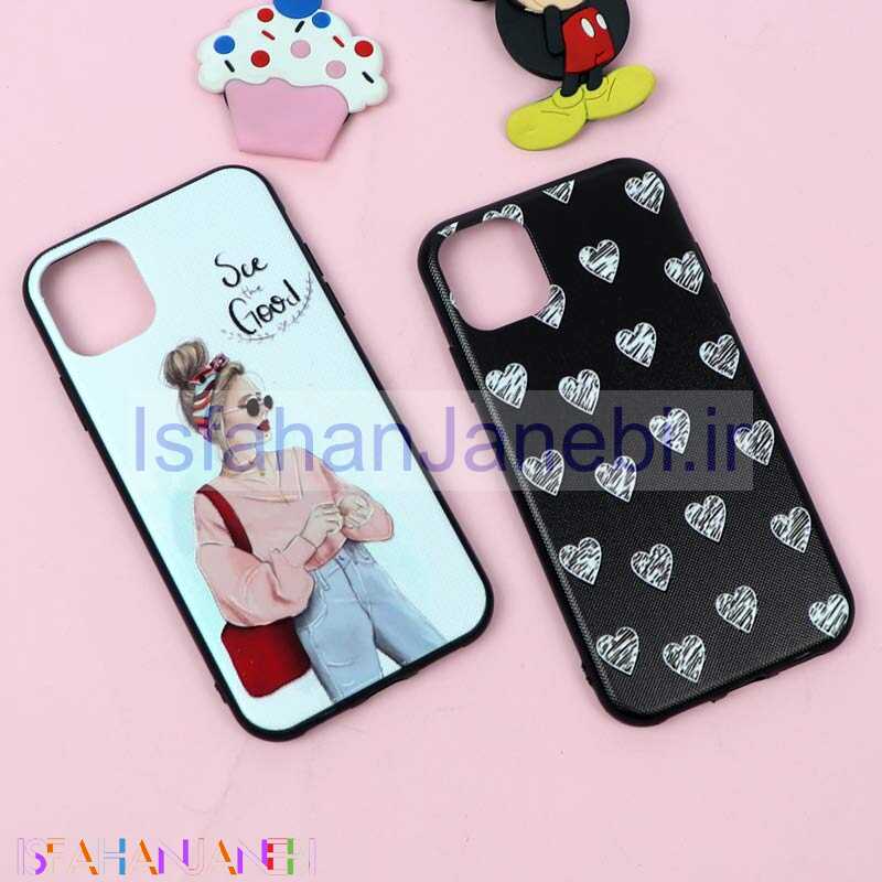 اصفهان جانبی-قاب فانتزی برجسته دخترانه آیفون iPhone 11 سری 7