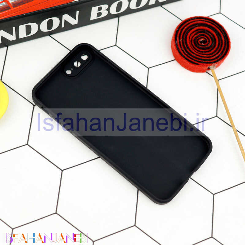 اصفهان جانبی-قاب سیلیکونی بولداگ محافظ لنزدار iPhone 7 Plus / 8 Plus