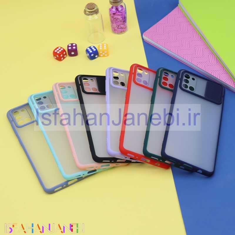 اصفهان جانبی-قاب PC مات محافظ لنز دار کشویی Samsung A31