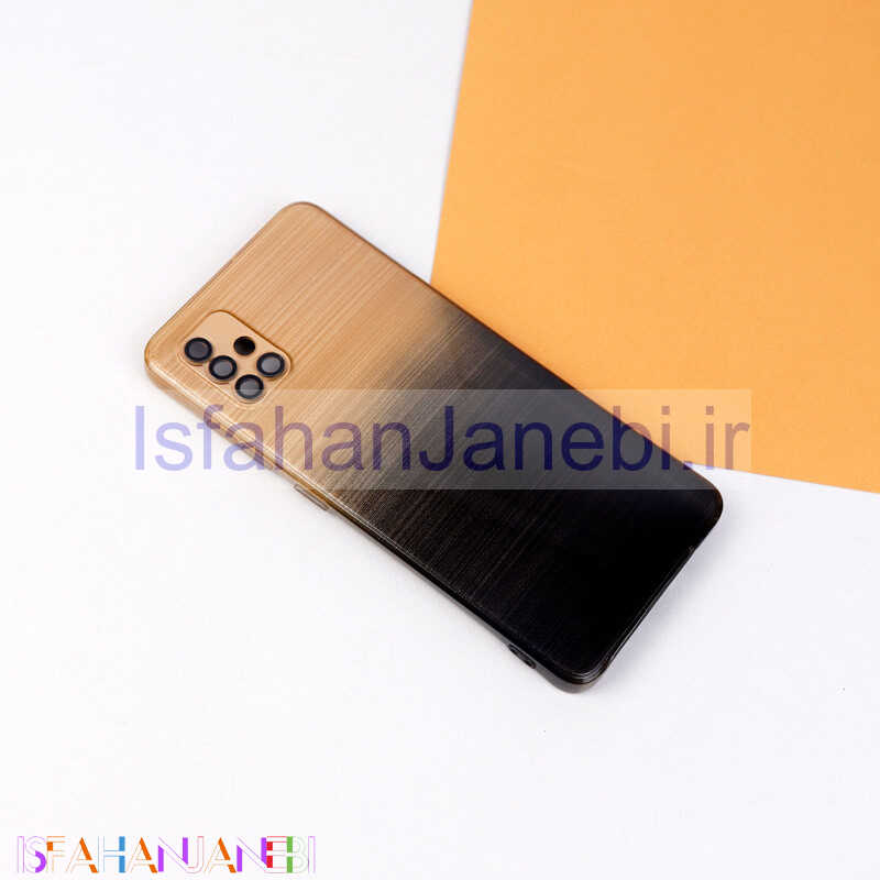 اصفهان جانبی-قاب PC براق محافظ لنزدار دو رنگ Samsung Galaxy A51