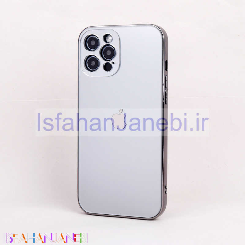 اصفهان جانبی-قاب براق My Case Keephone Original محافظ لنزدار iPhone 12 Pro Max نقره ای