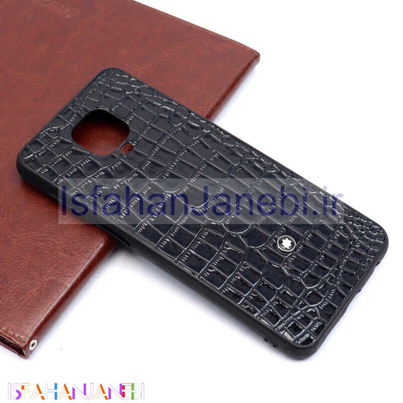 اصفهان جانبی-قاب چرمی Mont Blanc شیائومی Redmi Note 9s / Note 9 Pro