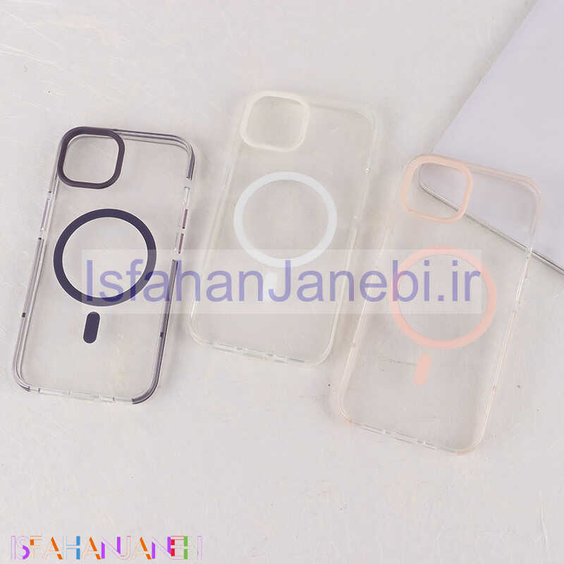 اصفهان جانبی-قاب مگ سیف آیفون iPhone 13 / 14 دور سیلیکونی