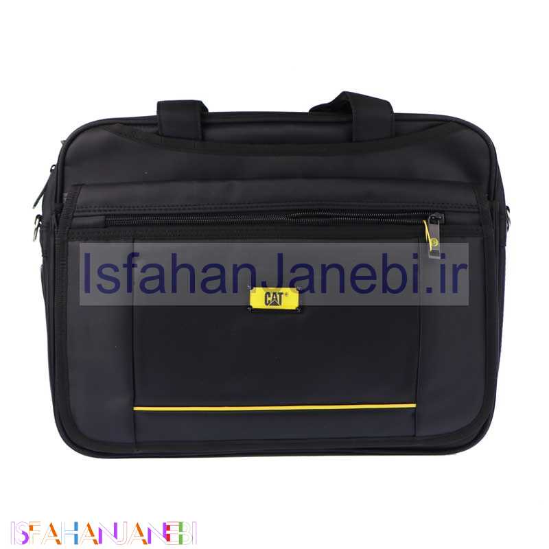 اصفهان جانبی-کیف لپ تاپ دوشی CAT کد 3 خط زرد