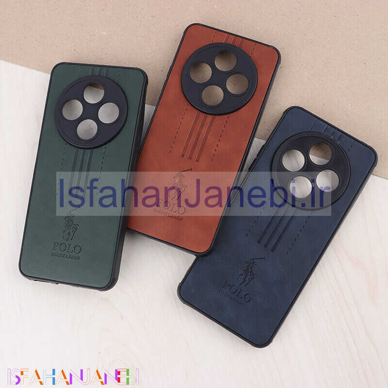 اصفهان جانبی-قاب چرمی Polo Ralph Laren شیائومی Redmi 14C / Poco C75 محافظ لنزدار