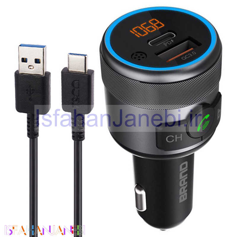 اصفهان جانبی-شارژر فندکی + FM Player بلوتوثی TSCO BFM2210