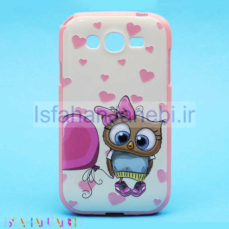 اصفهان جانبی-قاب فانتزی برجسته صورتی طرح کارتونی سامسونگ Galaxy Grand