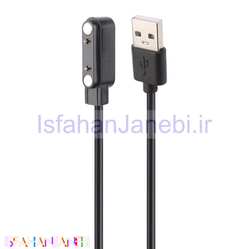 اصفهان جانبی-کابل شارژ مغناطیسی ساعت هوشمند W02 / KR / KR Pro 50cm شرینک