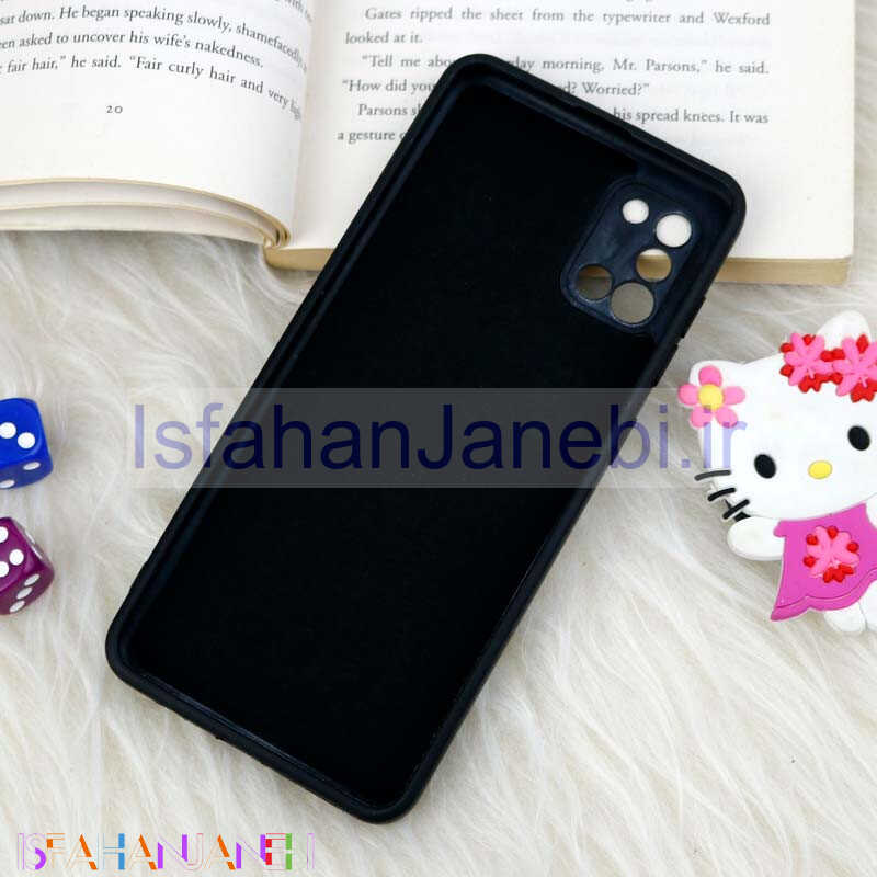 اصفهان جانبی-قاب سیلیکونی عروسکی محافظ لنزدار طرح گربه Samsung Galaxy A31