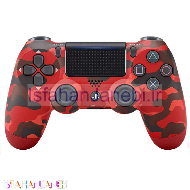 اصفهان جانبی-دسته بازی بی سیم SONY PlayStation 4 DualShock 4 High Copy قرمز ارتشی