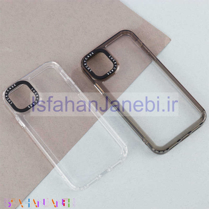اصفهان جانبی-قاب شفاف Space Lucky Case دور رنگی iPhone 11