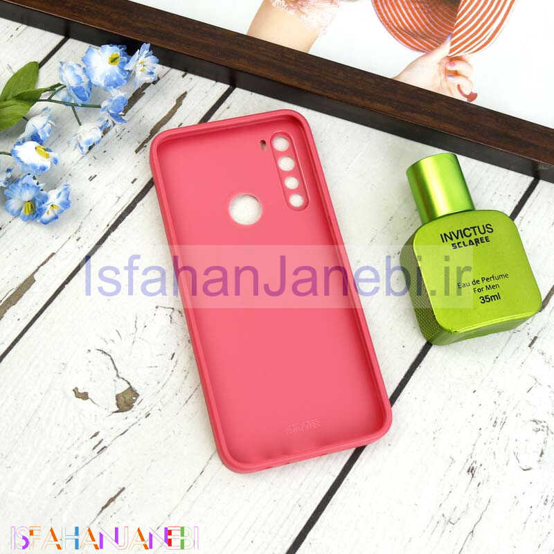 اصفهان جانبی-قاب طرحدار پشت گلسی محافظ لنزدار Xiaomi Redmi Note 8