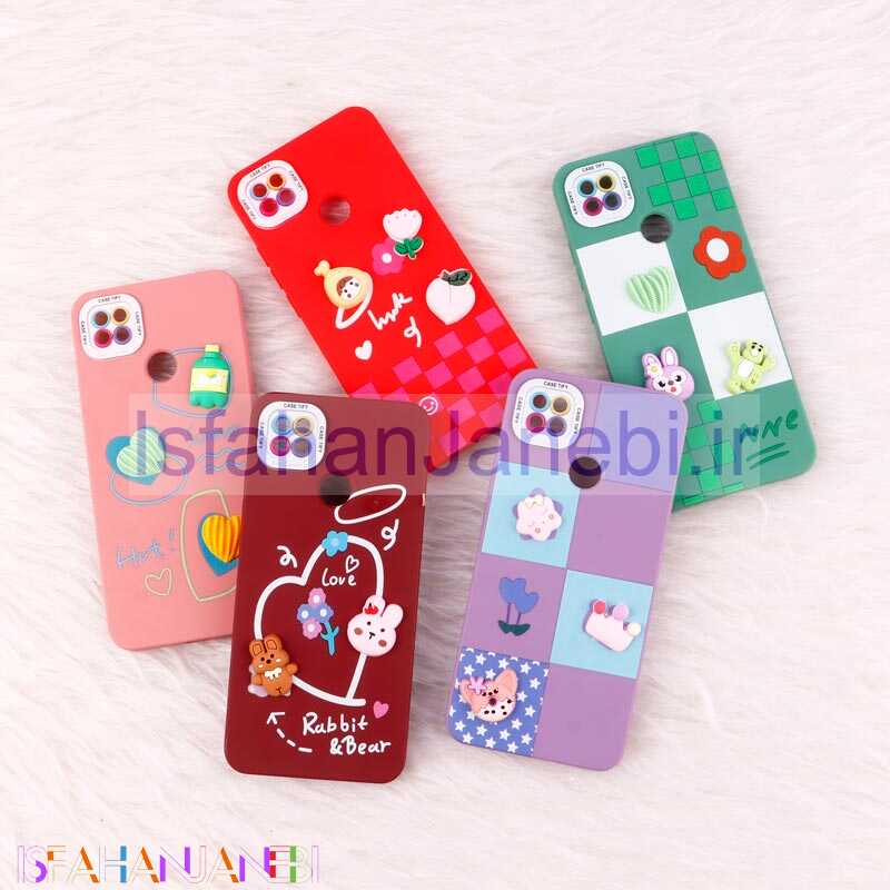 اصفهان جانبی-قاب عروسکی برجسته Pro Camera محافظ لنزدار Xiaomi Redmi 9C