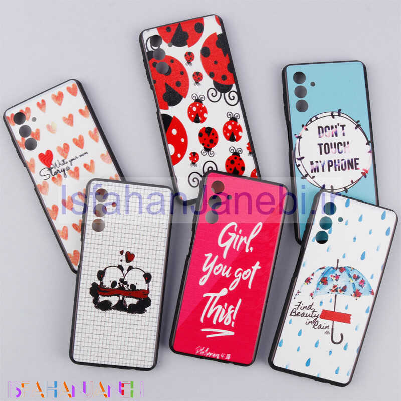 اصفهان جانبی-قاب دور ژله ای طرحدار دخترانه محافظ لنزدار ایرانی Samsung Galaxy A13 5G / A04s