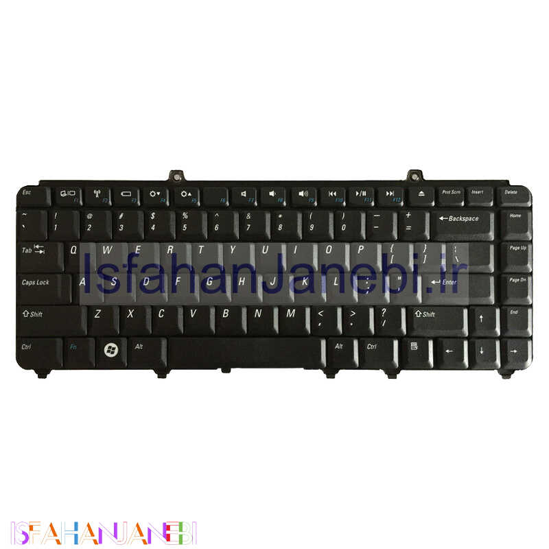 اصفهان جانبی-کیبورد لپ تاپ دل Dell Inspiron 1545 با فریم مشکی