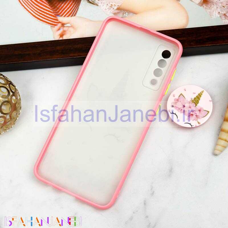 اصفهان جانبی-قاب PC محافظ لنز دار طرح یونیکورن + پاپ سوکت Samsung Galaxy A30s / A50s