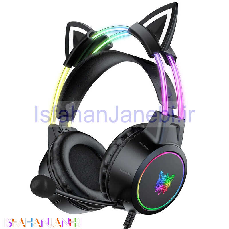 اصفهان جانبی-هدست گیمینگ سیم دار Onikuma X15 Pro Cat Ear