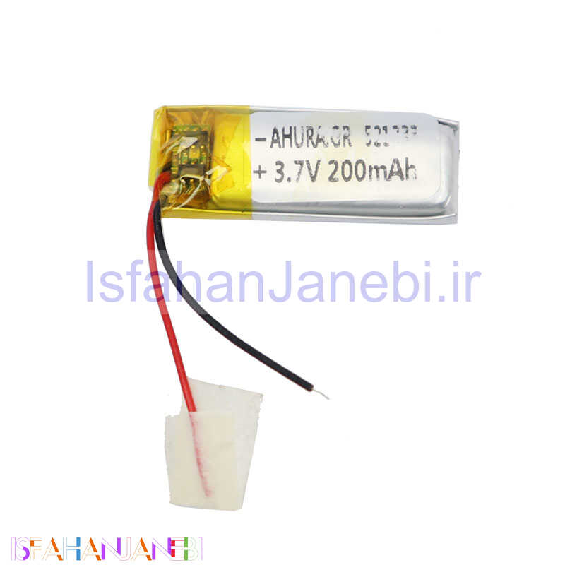 اصفهان جانبی-باتری لیتیوم 200mAh 30*12*4mm 521233