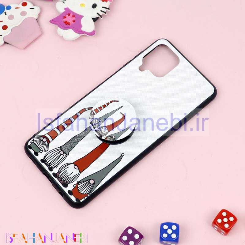 اصفهان جانبی-قاب فانتزی برجسته + پاپ سوکت طرح کوتوله سامسونگ A12 سری D