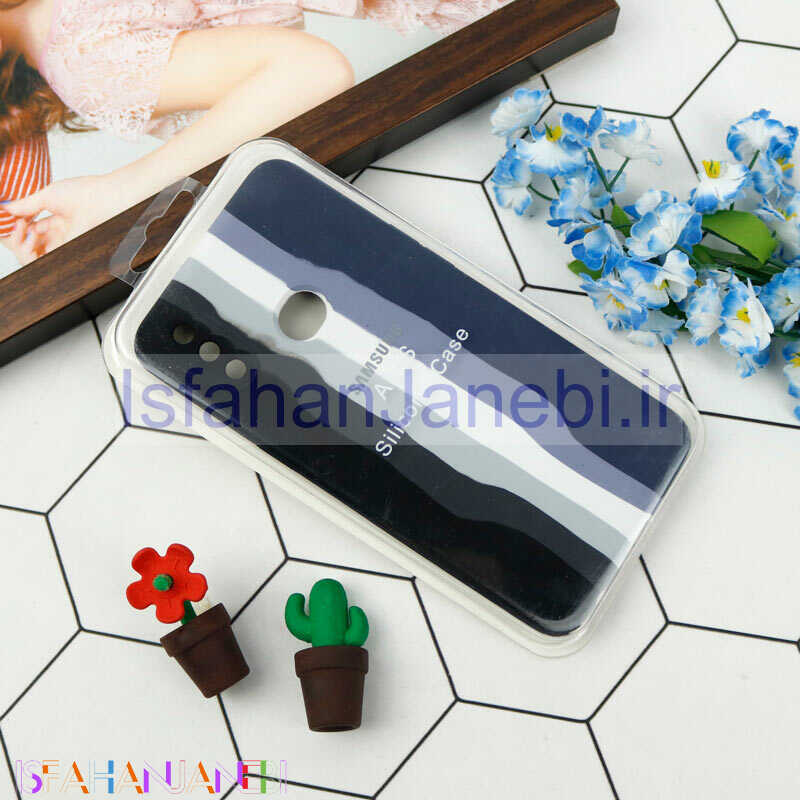 اصفهان جانبی-قاب محافظ لنزدار سیلیکونی اورجینال رنگین کمانی Samsung Galaxy A10s