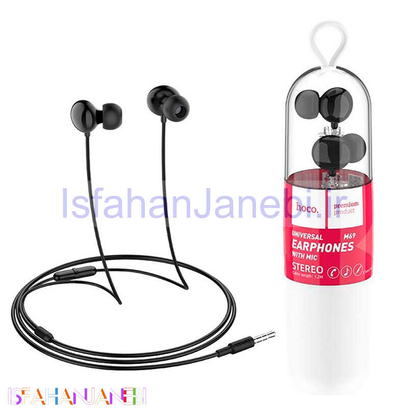 اصفهان جانبی-هندزفری Hoco M69 (گارانتی 12 ماهه)