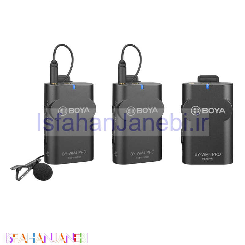 اصفهان جانبی-میکروفون یقه ای بی سیم Boya BY-WM4 Pro-K2